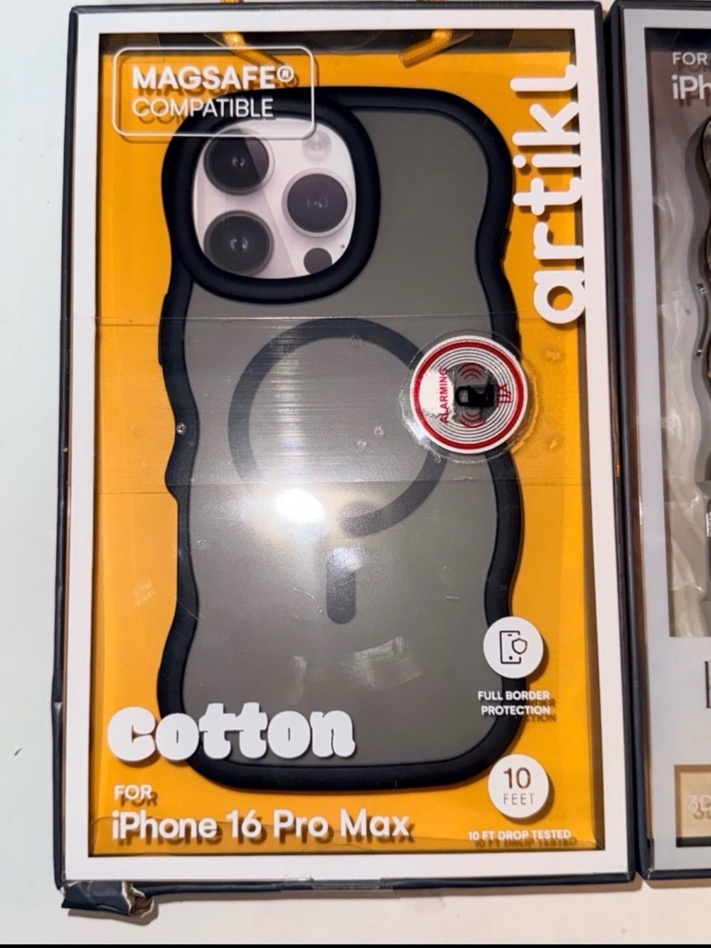 NWT artikl iPhone 16 Pro Max Case-Cotton - Black